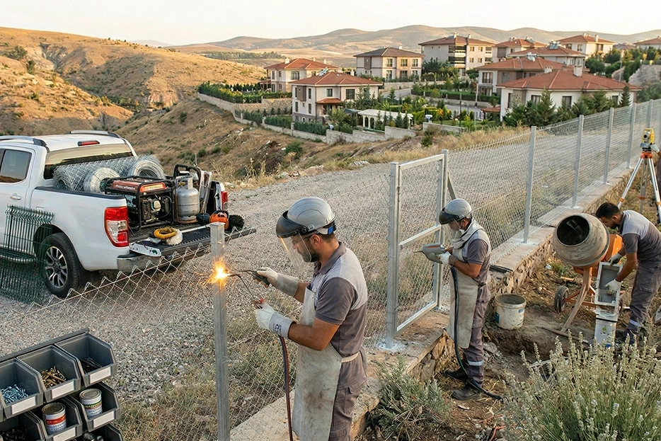 Bir çit sistemi kurulduğunda çoğu kişi işin bittiğini düşünür. Oysa gerçek süreç tam o noktadan sonra başlar. Çünkü dış ortamda kullanılan her sistem zamanla yıpranır, gevşer ve performans kaybı yaşar. Gaziantep gibi iklim koşullarının sert olduğu bölgelerde bu süreç çok daha hızlı gerçekleşir.
