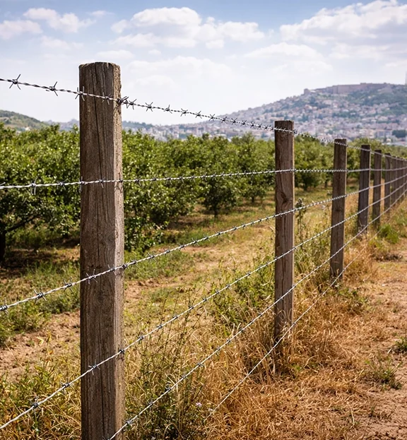 Gaziantep’te geniş bir araziye sahipseniz, en büyük ihtiyaçlardan biri sınırları net şekilde belirlemek ve kontrol altında tutmaktır. Özellikle şehir dışındaki bağ evleri, fıstıklıklar ve tarım arazilerinde en pratik ve yıllardır kullanılan çözümlerden biri dikenli tel uygulamalarıdır.